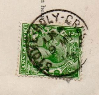 Postmark of Stoke Holy Cross Single Circle 1914